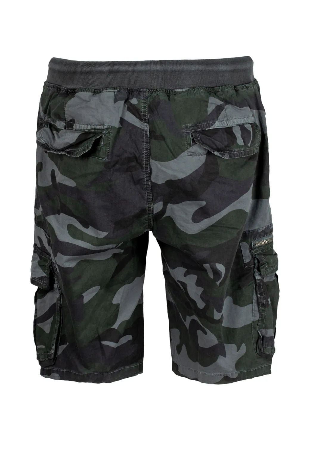 Bermuda cargo camouflage con coulisse