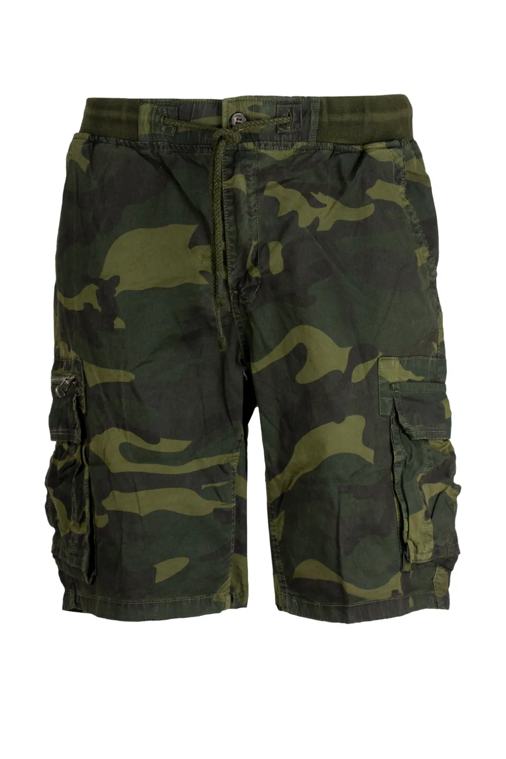 Bermuda cargo camouflage con coulisse