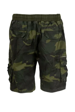 Bermuda cargo camouflage con coulisse