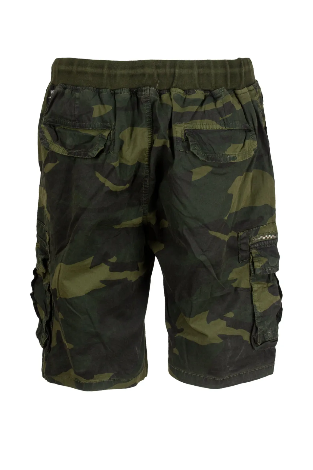 Bermuda cargo camouflage con coulisse
