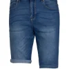 Bermuda jeans uomo light washed