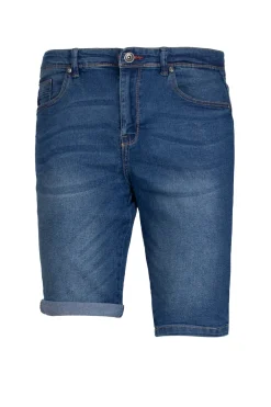 Bermuda jeans uomo light washed