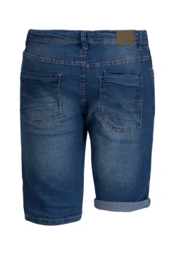Bermuda jeans uomo light washed