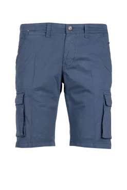 Bermuda modello cargo in cotone elasticizzato