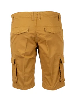 Bermuda modello cargo in cotone elasticizzato