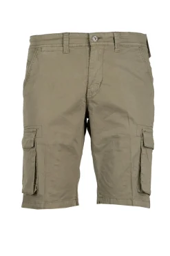 Bermuda modello cargo in cotone elasticizzato
