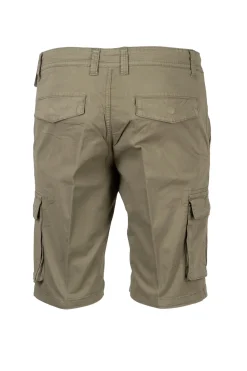 Bermuda modello cargo in cotone elasticizzato