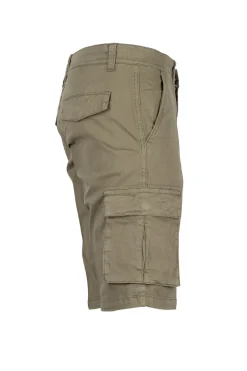 Bermuda modello cargo in cotone elasticizzato