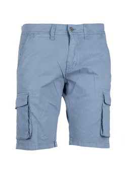 Bermuda modello cargo in cotone elasticizzato