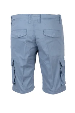 Bermuda modello cargo in cotone elasticizzato