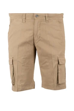 Bermuda modello cargo in cotone elasticizzato