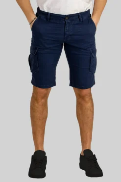 Bermuda uomo modello cargo in puro cotone