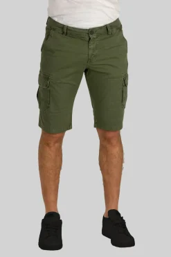 Bermuda uomo modello cargo in puro cotone