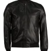 Bomber in ecopelle