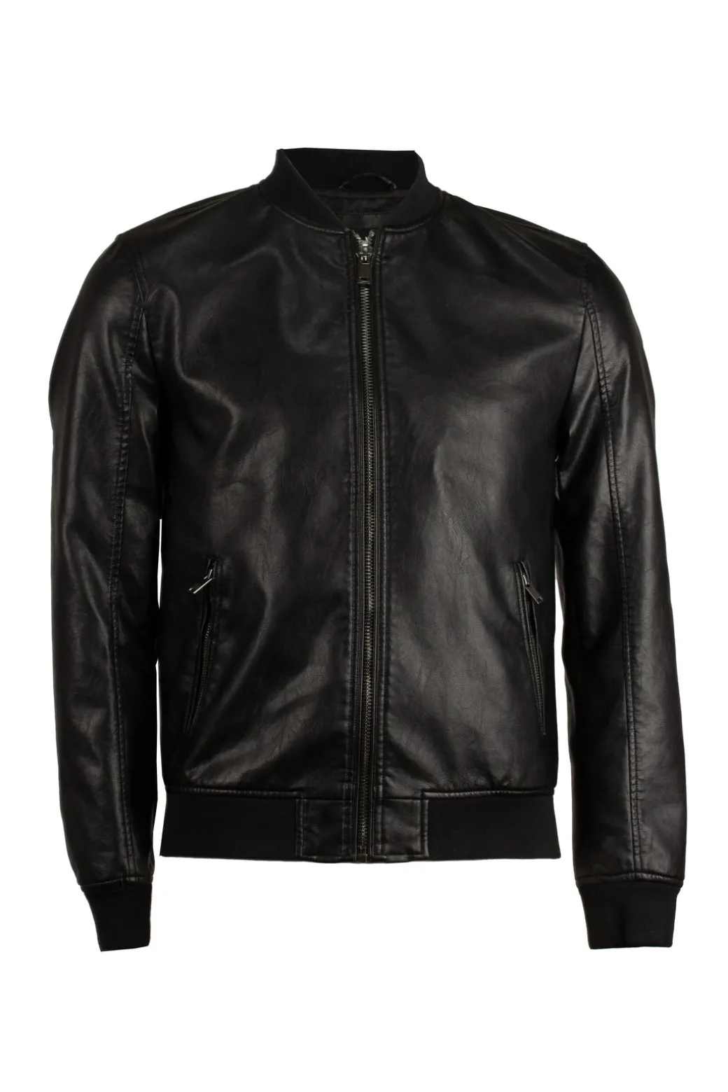 Bomber in ecopelle