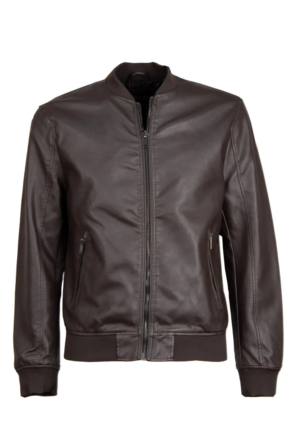 Bomber in ecopelle