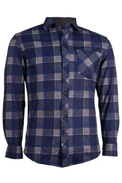 Camicia a quadri con interno in pile