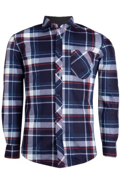 Camicia a quadri con interno in pile