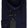 Camicia a quadri uomo button down in flanella