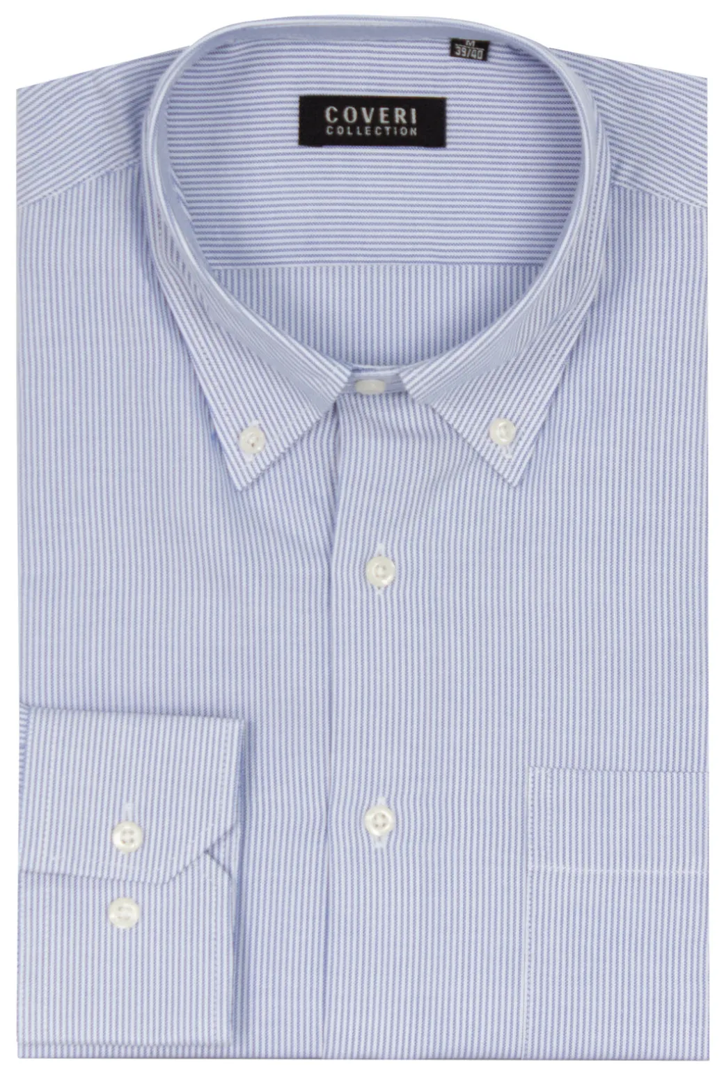 Camicia classica button down manica lunga a quadretti o righe