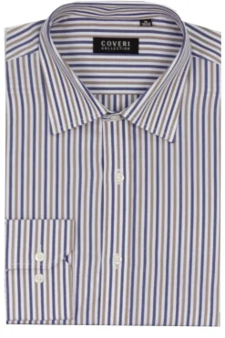 Camicia classica collo classico manica lunga a righe