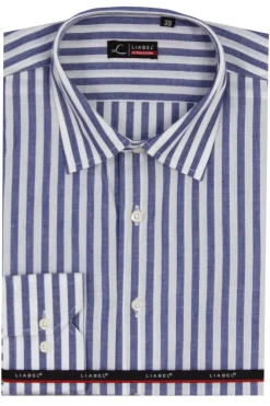 Camicia classica collo classico manica lunga a righe