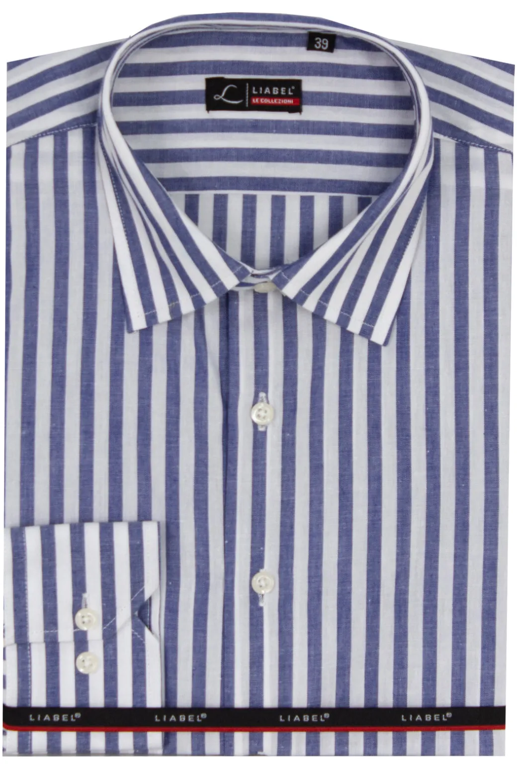 Camicia classica collo classico manica lunga a righe