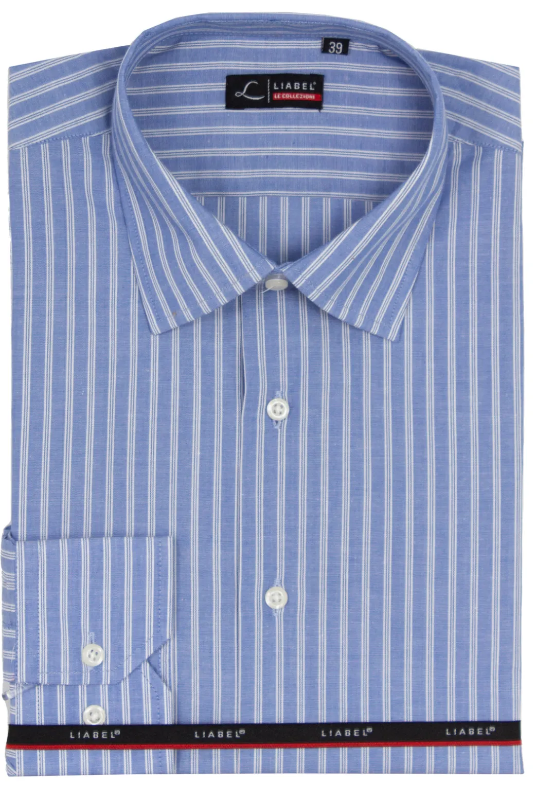 Camicia classica collo classico manica lunga a righe