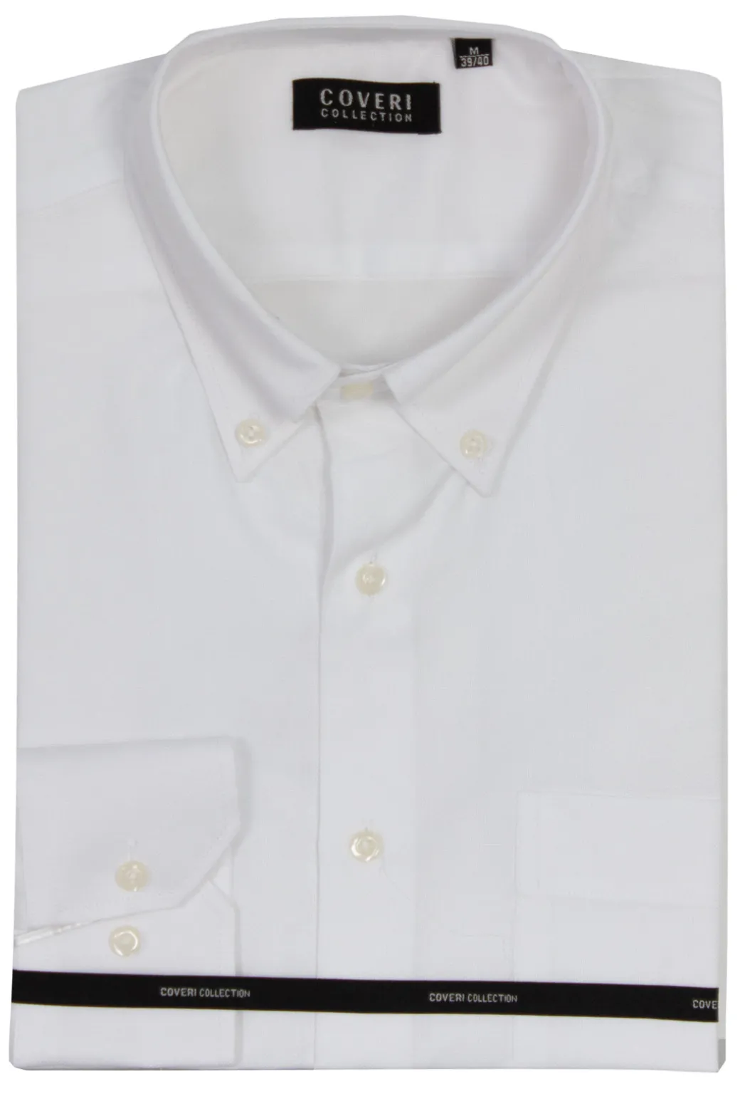 Camicia classica in cotone operato