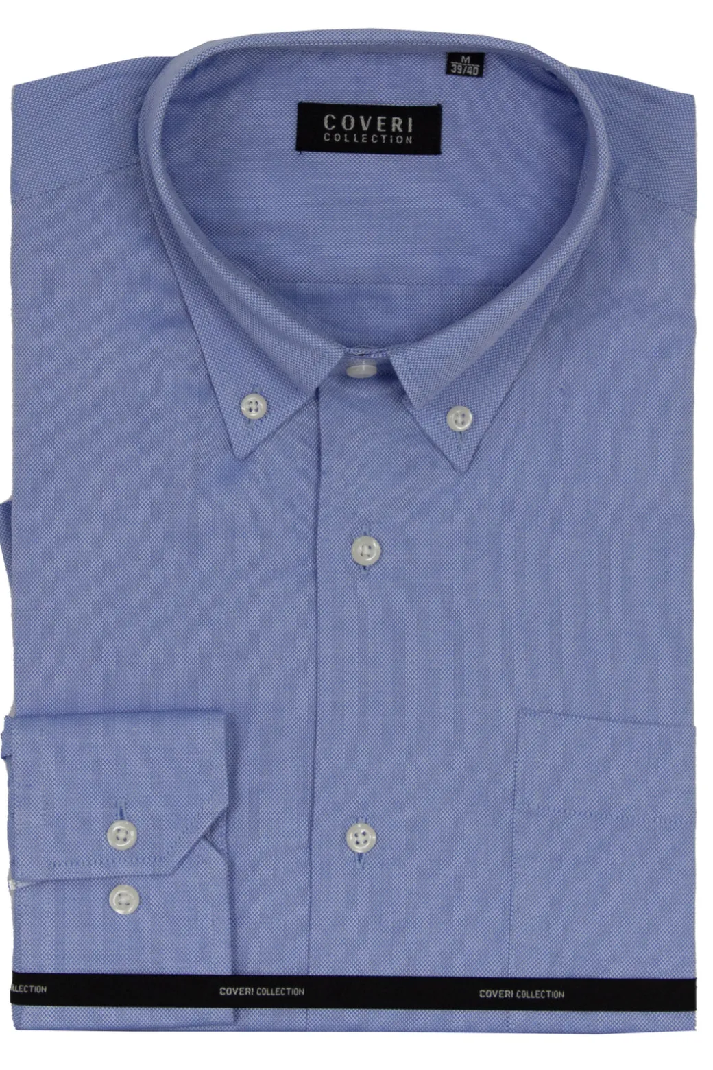 Camicia classica in cotone operato
