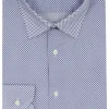 Camicia collo classico in cotone microfantasia