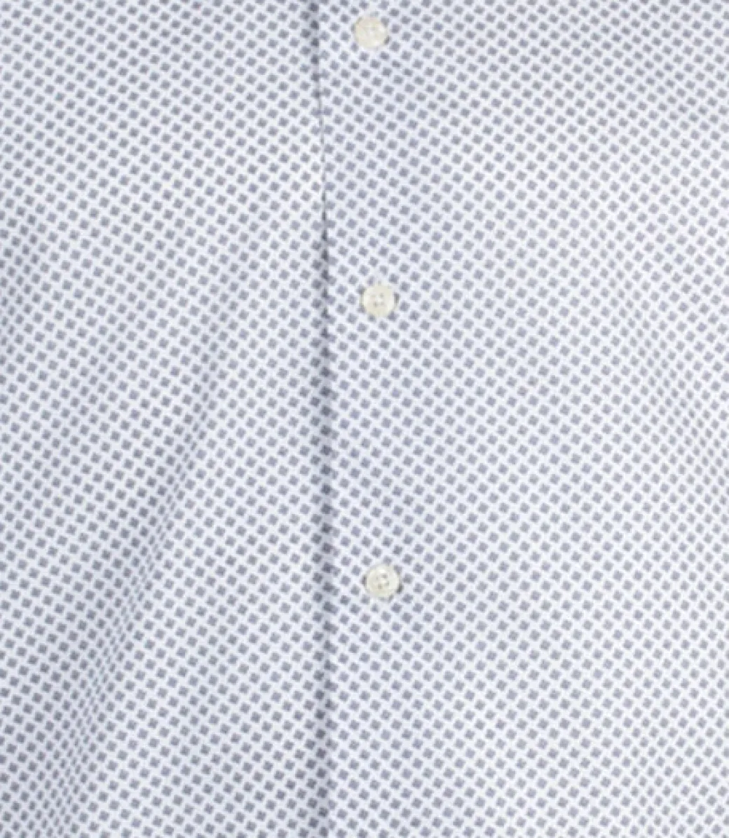 Camicia collo classico in cotone microfantasia
