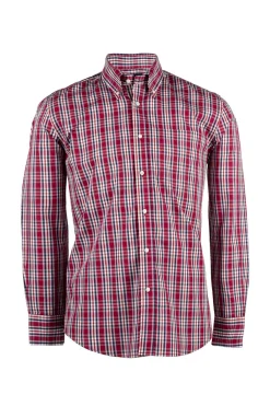 Camicia da uomo a quadri