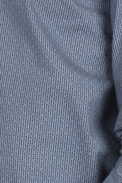 Camicia da uomo con microfantasia a contrasto