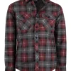 Camicia imbottita da uomo a quadri