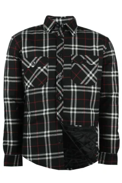 Camicia in flanella imbottita a quadri
