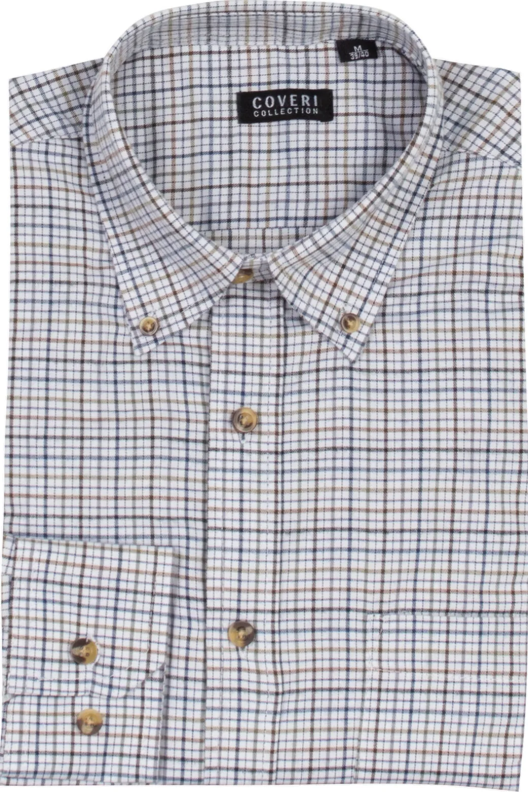 Camicia in flanella rasata a quadri