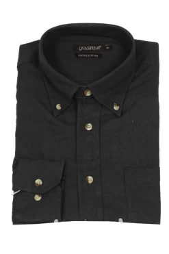 Camicia in flanella tinta unita