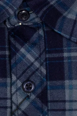 Camicia in pile fantasia a quadri
