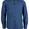 Camicia jeans coreana uomo