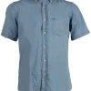 Camicia jeans mezza manica uomo