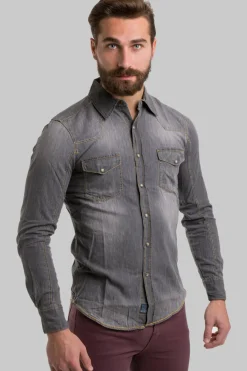 Camicia jeans Thor stone wash
