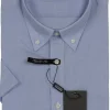Camicia manica corta con collo button down