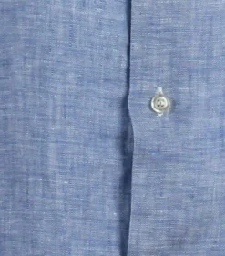 Camicia manica lunga 100% lino collo classico