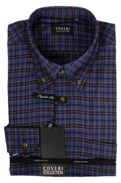 Camicia uomo in flanella button down