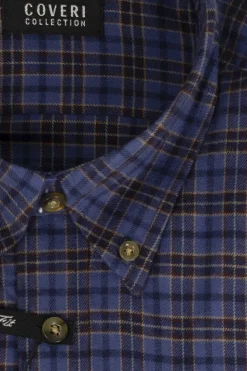 Camicia uomo in flanella button down