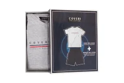 Completo con t-shirt con stampa e pantaloncino