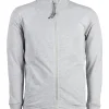 Felpa full zip in puro cotone