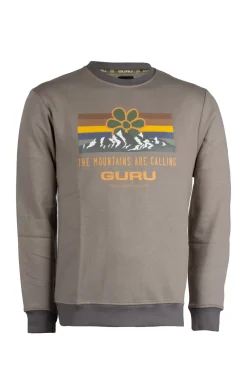 Felpa Guru girocollo con stampa grande