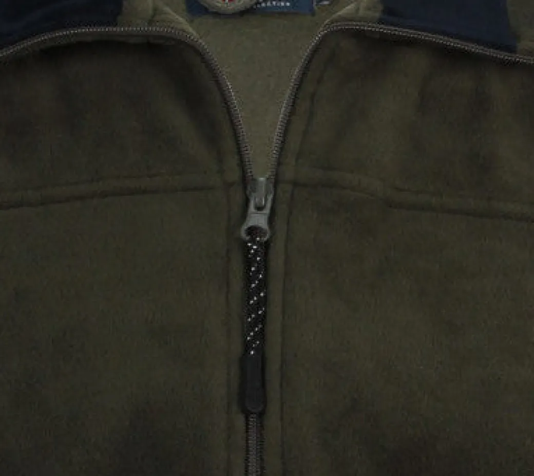Felpa in pile full zip